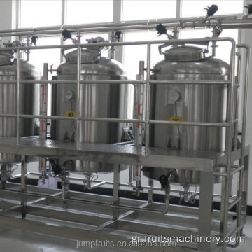 Σύστημα καθαρισμού CIP για τη γραμμή παραγωγής πάστα ντομάτας